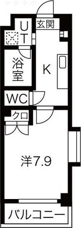 今池駅 徒歩8分 2階の物件間取画像